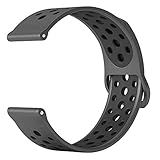 Pulseiras Esportivas NSmart Smartwatch 22mm Ou 20mm Compatível Com Samsung Galaxy Watch 3 45mm 41mm Galaxy Watch 46mm Gear S3 Frontier Amazfit GTR 2 GTR 3 GTS GTS 2 GTS 3 GTS Mini Stratos 2 Stratos 3 Pace Hawei GT Nandos Store 22mm Preto 