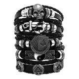 Pulseiras Kit Caveira Ancora