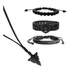 Pulseiras Masculinas Bússola Kit C/03 Colar De Couro Tribal