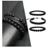 Pulseiras Masculinas De Couro Donks Bolinhas Kit C/03