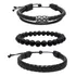 Pulseiras Masculinas De Couro Donks Kit C/03
