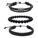 Pulseiras Masculinas De Couro