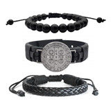Pulseiras Masculinas De Couro