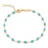 Pulseiras Mevecco Gold Beaded, Banhadas A Ouro 18k Feitas À