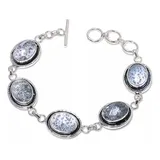 Pulseiras Tipo Bracelete Prata
