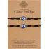  Pulseiras Vibilia Evil Eye Para Mulheres E Homens Trançados