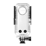 PULUZ Capa De Mergulho Para Insta360 X3 30M 98 Pés Subaquática À Prova D Água Capa Protetora Pc Fotografia Caixas Com Suporte Acessórios Para Câmera