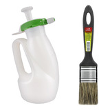 Pulverizador Borrifador 1 25l Guarany E Trincha Pincel 1 1 2