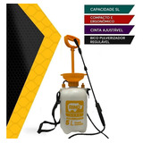 Pulverizador Manual De Pressão Acumulada 5 Litros Rino Agro Cor Branco Tamanho U