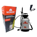 Pulverizador Manual Pressão 5 Litros Worker 5l Borrifador