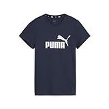 Puma Camiseta Feminina Com Logotipo Essentials+ (disponível Em Tamanhos Grandes), Club Navy, P