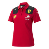 Puma Camiseta Polo Scuderia Ferrari 2023 Team Torcedor Femin