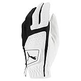 Puma Golf 2018 Luva De Golfe Masculina Flexlite -branco Brilhante-preto Puma- Médio-grande- Mão Esquerda-