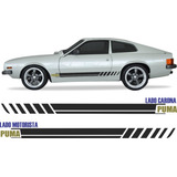Puma Gtb S2 Adesivos Lateral Par 1980 Ouro