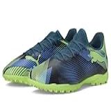 PUMA Tênis Masculino Future 7 Play Turf Trainer Gray Skies Elektro Roxo Efervescente Apple Puma Branco 45