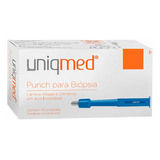 Punch Para Biopsia 4 0 Mm   Caixa Com 10 Unidades   Uniqmed