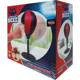 Punching Ball De Mesa Infantil Toyng Campeão Do Boxe Cor Vermelho preto
