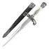 Punhal Cavalaria Cruzada Medieval - Adaga - Espada Branco