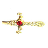 Punhal Cigano Athame Wicca Dourado Para Ritual Simpatia