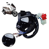 Punho Chave De Luz Esquerdo Honda Pcx 150 2019 A 2021 Seta