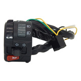 Punho Chave Luz Esq Ybr 125 Até 2008 Xtz 125 Factor Até 2013