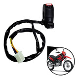 Punho Interruptor Botao Partida Nxr 150 Bros Abs 2009 A 2014