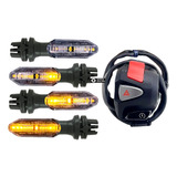 Punho Partida Cb500 4 Piscas Led Sequencial Cb 250 Twister