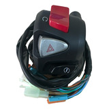 Punho Partida Cb500 Titan fan 150 160 Com Plug Pisca Alerta
