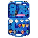 Punmew Kit De Testador De Pressão De Radiador 14 Peças Kit De Testador De Pressão Para Sistema De Resfriamento Automotivo Kit De Testador De Pressão De Refrigerante