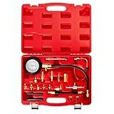 Punmew Kit Testador De Pressão De Combustível 0 140 PSI Testador De Pressão De Combustível Para Carros A Gasolina Medidor De Pressão De Combustível
