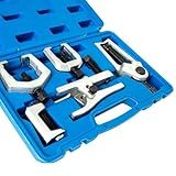 Punmew Separador De Junta Esférica 5 Peças Kit De Ferramentas De Serviço De Extremidade Dianteira Pitman Arm Extrator Ferramenta De Remoção De Haste De Direção Para Serviço De Extremidade Dianteira