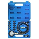 Punmew Testador De Pressão De óleo 0 140 PSI Kit De Ferramentas Testador De Pressão De óleo Com Adaptadores Para Carros Caminhões Tratores Kit De Medidor De Pressão De óleo