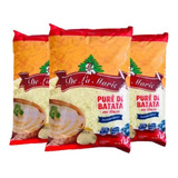 Purê De Batata Em Flocos Delamarie 1kg Caixa C 3 Pacotes