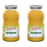 Purê De Maçã 710g Hainich   Alemanha   2 X 710g  