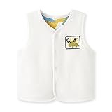 Pureborn Colete Infantil Reversível Quente Sem Mangas Para Primavera Inverno Colete Infantil Camuflagem De Dinossauro Reversível 2 3 Anos