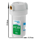 Purificador Água Filtro Planeta Água Fit 200 Torneira Pia Bebedouro Carvão Ativado Branco