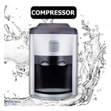 Purificador De Água Latina Pa355 Compressor Prata preto 220v