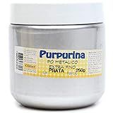 Purpurina Em Pó Prata 250g Glitter