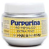 Purpurina Em Pó Prata 50g Glitter