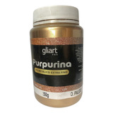 Purpurina Pó Metálico Ouro Palido Extra Fino Gliart 250g Cor Colorido