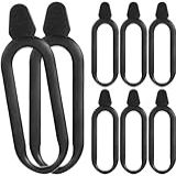 Pushglossy 8 Peças De Tiras De Borracha Para Arcos E Arcos ATV Suportes De Armas Snubbers Para ATV Correias De Substituição De Ferramentas De Arco Snubbers Para Substituição De Ferramentas De Arco