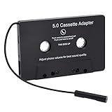 PUSOKEI Receptor De áudio De Cassete Para Carro Adaptador Bluetooth 5 0 Cassete Para Auxiliar Leitor De Fita MP3 Conversor De áudio Com Função De Chamada Preto