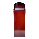 Puxa Saco Madeira Fino Parede Porta Sacolas Sacolinhas