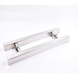 Puxador Aço Inox 30cm X 20cm Entre Furos Par