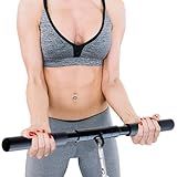 Puxador Barra Reta 50cm Crossover Triceps Pulley Giratória Reto Triceps Academia Profissional Cross Fitness Funcional