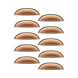 Puxador Colonial Bronze Cristaleira Porta Gaveta Concha 15 Unidades -Rose Gold Fosco-