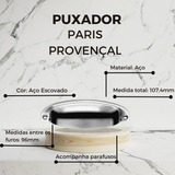 Puxador Concha Cozinha Porta Gaveta Armário Kit 6 Unidades