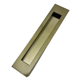 Puxador Concha De Embutir Para Porta Inox 40cm Cor Antique ouro Velho