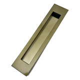 Puxador Concha De Embutir Para Porta Inox Antique 15cm Cor Ouro Velho