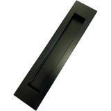 Puxador Concha De Embutir Para Porta Inox Preto Fosco 25cm